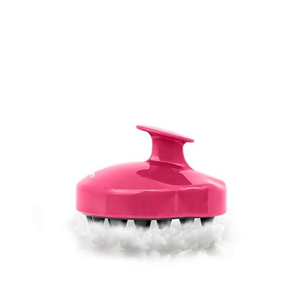 PHILORN Masseur Tête Brosse de Massage Cuir Chevelu Peigne en Silicone Souple pour Relaxation de la Tête Shampoing Exfolie et