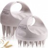 BEAUTLOHAS. Appareil de massage du cou et du corps, brosse de massage de la tête, brosse à shampooing, nettoyage des cheveux,