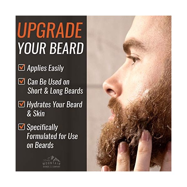 TOCYORIC Foaming Cedarwood Beard Wash– Shampoo And Condition Your Beard With Real Essential Oils, Vitamin B5 & Dead Sea Salt 