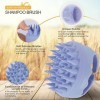 AIMIKE Brosse de massage du cuir chevelu,Brosse de massage en silicone souple pour cuir chevelu,Brosse de massage du cuir che