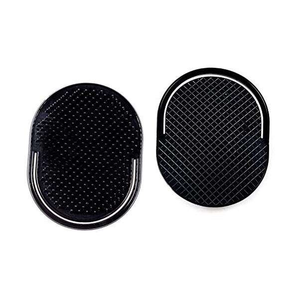 Lot de 2 peignes à cheveux de poche portables pour barbe et moustache - Unisexe - Outils de coiffure - Massage du cuir chevel