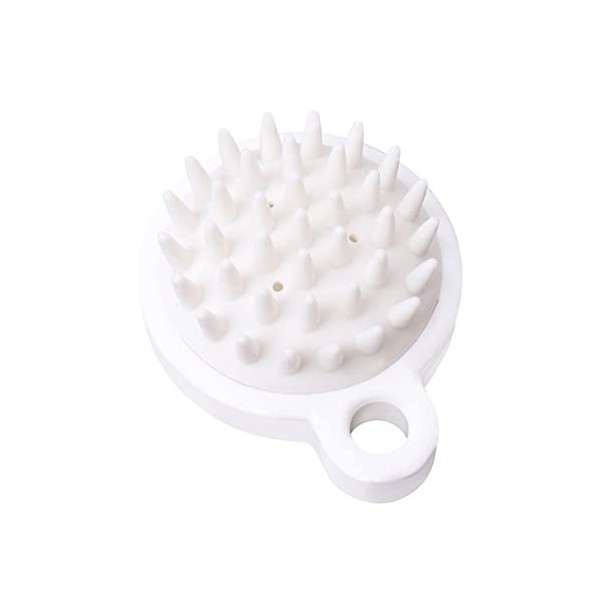 Peigne de massage en silicone pour cuir chevelu - Brosse de massage élastique pour homme et femme