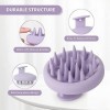 ZMCLG Brosse de massage pour cuir chevelu, brosse de massage en silicone, pour exfolier et masser la tête, [humide & sec] Sca