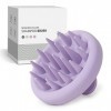 ZMCLG Brosse de massage en silicone pour cuir chevelu, brosse de shampooing pour exfolier et masser la tête, brosse de massag