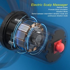 Masseur de Tête électrique Massage du Cou Poulpe Cuir Chevelu Stress Relax Spa Healing Massage Ceintures et Stimulateurs élec