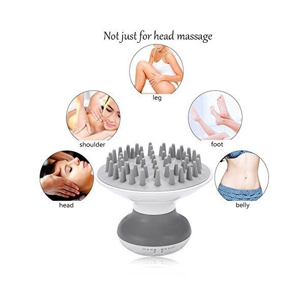 Peigne de massage antistatique, peigne de massage du cuir chevelu, brosse  de massage de tête électrique