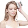 Brosse de massage pour cuir chevelu - Peigne de massage électrique antistatique - Pour exfoliation et massage de la tête