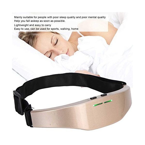 Instrument Daide au Sommeil pour Masseur de Cuir Chevelu Intelligent Maux de Tête pour Soulager Linsomnie Appareil électriq