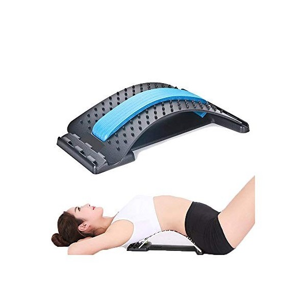 Masseurs pour le dos, Magic Stretcher Fitness Équipement de Stretch Soutien, Lombaire Relaxation Mate, Dos Civière Appareil p