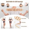 Mevip 4 en 1 Maderotherapie Kit Complet Cellulite, Maderotherapie Corps, Drainage Lymphatique, Appareil de Massage Roller Man