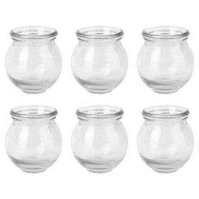 Healifty Lot de 6 ventouses thérapeutiques : pots en verre épais avec ventouses chinoises pour massage du dos et soulagement 