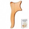 Table de moulage en bois pour le massage du bois - Pelle de drainage lymphatique Jambes - Gua Sha Corporal - Masseur Anti Cel