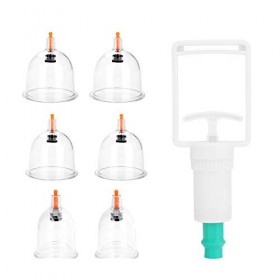 Ensemble de ventouses de massage, 6 pcs/lot tasses Ensembles de ventouses médicales chinoises Dispositif daspiration sous vi