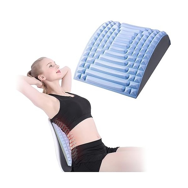 Audasi Refresh Neck & Back Stretcher Posture Corrector,2023 New Back Neck Cracker Board for Lower Back Pain Relief,Waist Mass