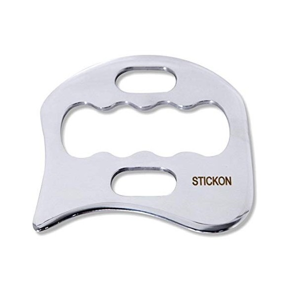 STICKON IASTM Outil de massage Gua Sha en acier inoxydable