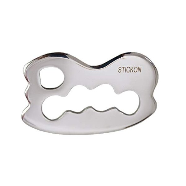 STICKON IASTM Tools Outil de massage pour gratter les tissus doux en acier inoxydable STICKON-01 