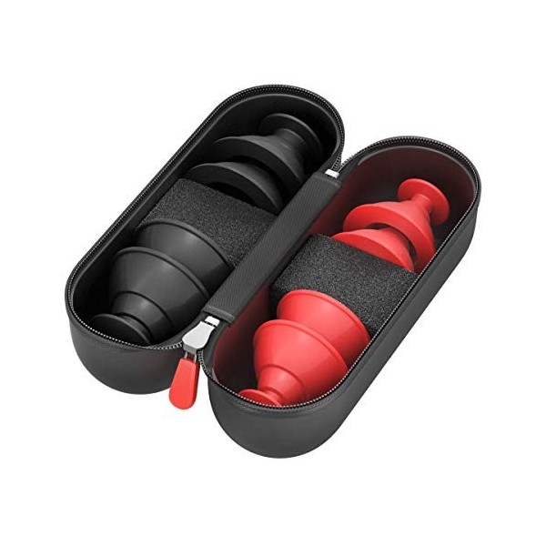 RockTape Rockpods Ventouses, Silicon, Rouge et Noir, Taille Unique