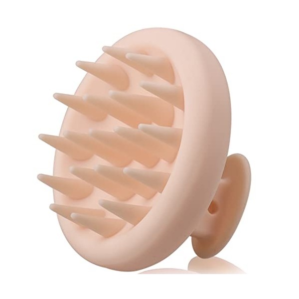 Shampooing rafraîchissant brosse à massage du cuir chevelu [humide, sec], shampooing silicone intégré pour améliorer la circu