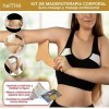 HELTHE, Maderotherapie kit complet cellulite - Brosses Drainage Lymphatique - Rouleau de Massage, anti-cellulitique - Masseur