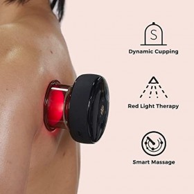 ACHEDAWAY Cupper Masseur intelligent avec thérapie par lumière rouge