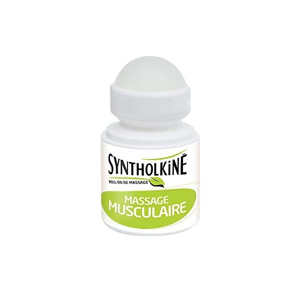 Syntholkiné Roll-on pour Massage Musculaire Aux 5 Huiles Essentielles Bille Massante - 50ml