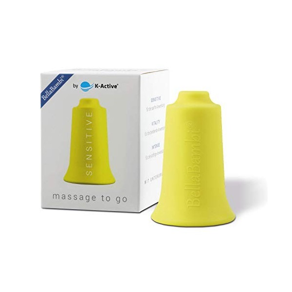 Ventouse BellaBambi® K-Active SENSITIVE originale pour massage sous pression Jaune Ø 3,5 cm