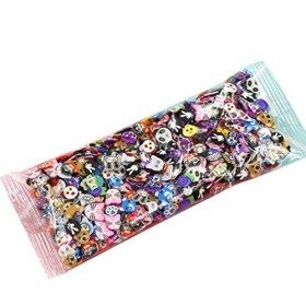 1000pcs / Sac Tranches Ongles 3D en pâte polymère Ongles tranches polymère étoile Cartoon Fleur Fruit Plume Manucure Décorati