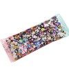 1000pcs / Sac Tranches Ongles 3D en pâte polymère Ongles tranches polymère étoile Cartoon Fleur Fruit Plume Manucure Décorati