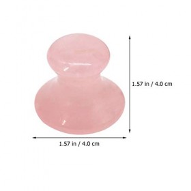 Uonlytech Sourcingmap Lot de 2 outils de massage en quartz rose pour le visage et le visage