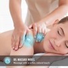 Homedics Masseur de Cou, Dos & Épaules Shiatsu Massage Gel – Reproduit Les Mains dUn Thérapeute de Massage, Intensité Ajusta