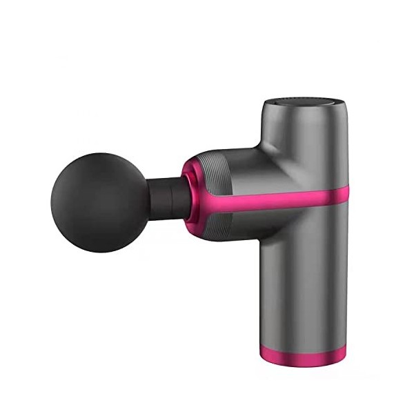 Cenocco, CC9114-BLK, Mini pistolet De Massage Électrique,Couleur Noir et rose