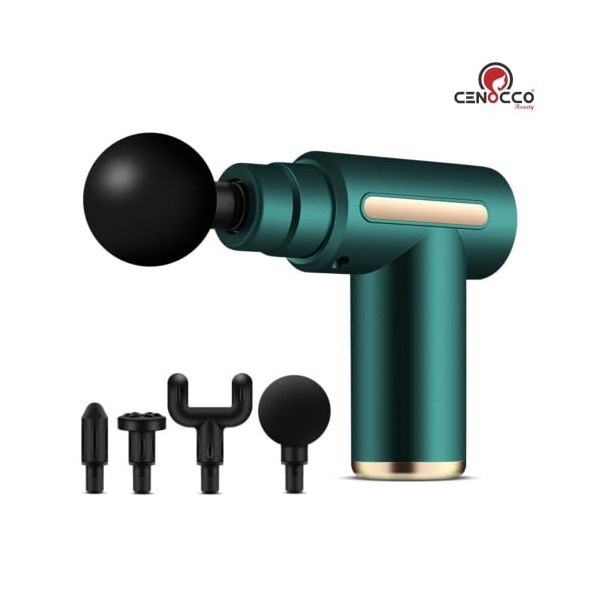 Cenocco, CC9113-TUR, Mini pistolet De Massage Électrique, , Couleur Turquoise