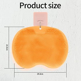 2 pièces Laveur de Pieds de Douche, Bassin de Bain de Pieds, Tapis de Massage des Pieds, Brosse Pieds Douche Foot Scrubber av