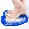 Laveur de Pieds de Douche, Foot Scrubber Douche Brosse Pieds avec Ventouse, Coussin de Massage Apaisant et Relaxant pour Nett