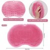 Laveur de Pieds de Douche,Grand Brosse Pieds Douche,Épurateur de Pieds et de Dos de Douche,tapis de massage en silicone,Silic