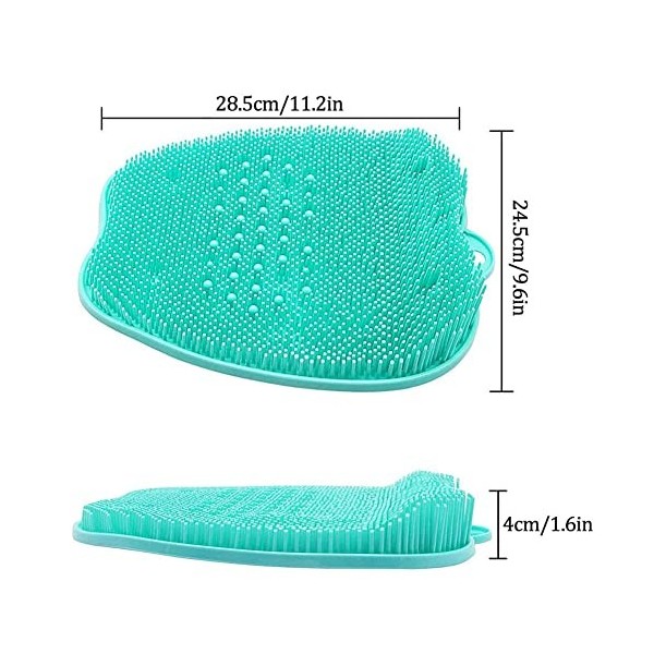 Silicone Foot Brush Scrubber Massager Douche Brosse Pieds Nettoyer En Profondeur Exfolier Spa Augmente La Circulation