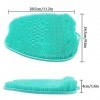 Silicone Foot Brush Scrubber Massager Douche Brosse Pieds Nettoyer En Profondeur Exfolier Spa Augmente La Circulation