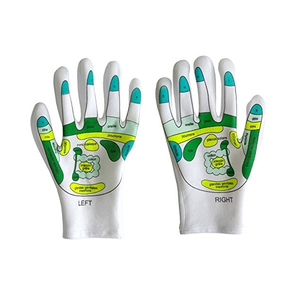 Paire de Gants Hydratants Réutilisables - Soin des Mains avec Gel aux Huiles de Jojoba et d’Olive, Vitamine E et Lavande – Hy