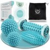 LFY | Lot de 4 massages des pieds - 2 balles de massage pour fasciite plantaire - 1 rouleau de massage des muscles de la main