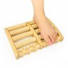 Wisdom1674 Rouleau de Massage des Pieds, Outils de Massage Pieds en Bois, Acupression Shiatsu Original pour Réduction du Stre