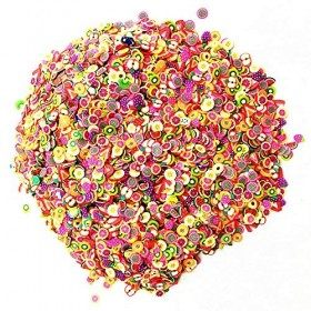 BYFRI Fruit Tranches pour Slime, Artisanat DIY, Argile Polymère Canes Nail Art Décorations Tranches