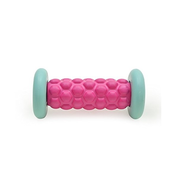 Zen Power Rouleau de Pied, Petit Rouleau fascias pour Le Massage des Zones réflexes, 16 x 7,5cm, en en Rose