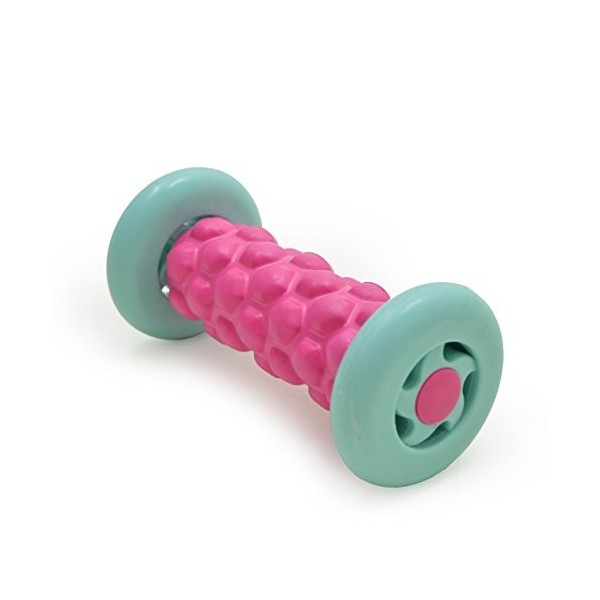 Zen Power Rouleau de Pied, Petit Rouleau fascias pour Le Massage des Zones réflexes, 16 x 7,5cm, en en Rose