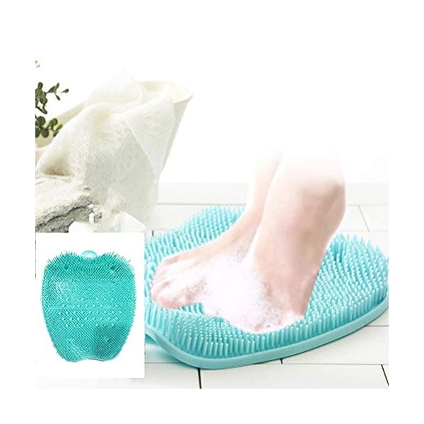 Hihey Brosse à Pieds Massage de Nettoyage pour Les Pieds Soins des Pieds Brosse à lessive Brosse à Laver Massage des Pieds so