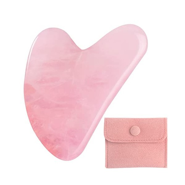 Lamkrtlp Gua Sha, Gua Sha Visage Corps, Outil de Massage Facial Gua Sha, Outil de Massage pour le Visage, le Yeux, le Cou