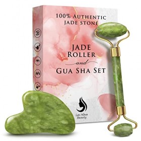 Gua Sha Roller Skincare | Rouleau de Massage Gua Sha Pour Visage | Massage Visage Gua Sha Visage Quartz Rose | Rouleau de Jad