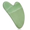 Gua Sha Visage Jade Massage Pierre, Gua Sha Quartz Rose Jade Outil de Massage de Grattage, Utilisées pour le visage, les yeux