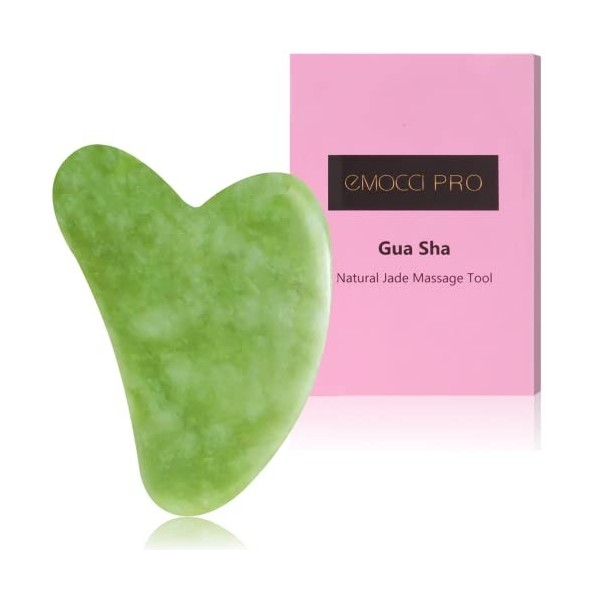 Jade Roller Visage Gua Sha Rouleau De Jade Pierre Massage Quartz Rose de Outil Guasha veritable roller Rouleau de Jade Set Fa