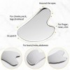 Gua Sha en Acier Inoxydable, Gua Sha Pour le Corps, le Visage, le Cou et les Yeux en Acier Inoxydable, Gua Sha Durable en For