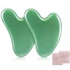 Gua Sha - Outils pour le visage, les yeux, le cou et le corps - Pierres de jade Gua Sha - Pour la thérapie physique et le spa